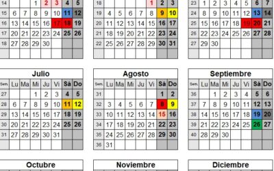 Calendario RRTT 2026